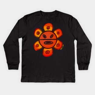 Sunset Taino Kids Long Sleeve T-Shirt